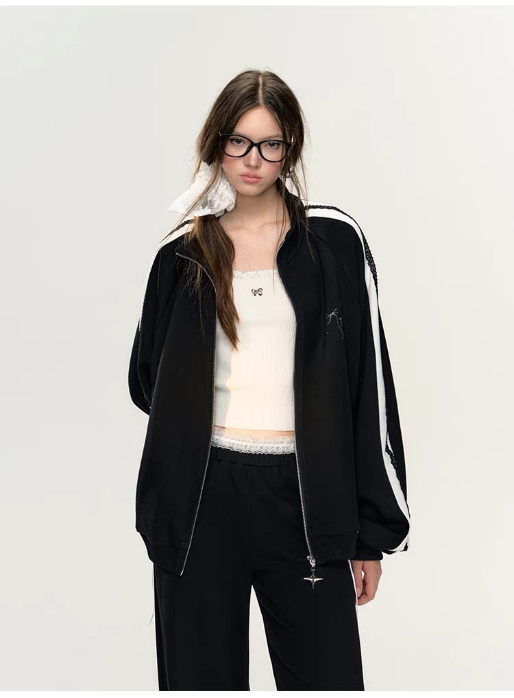 Lafreedom SALE Star Lace Hoodie Set(black)