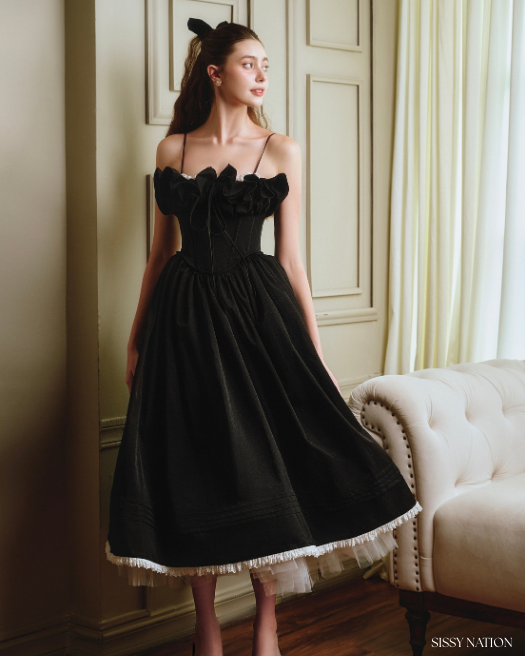 Sissy Tulip Corset Dress(2color)