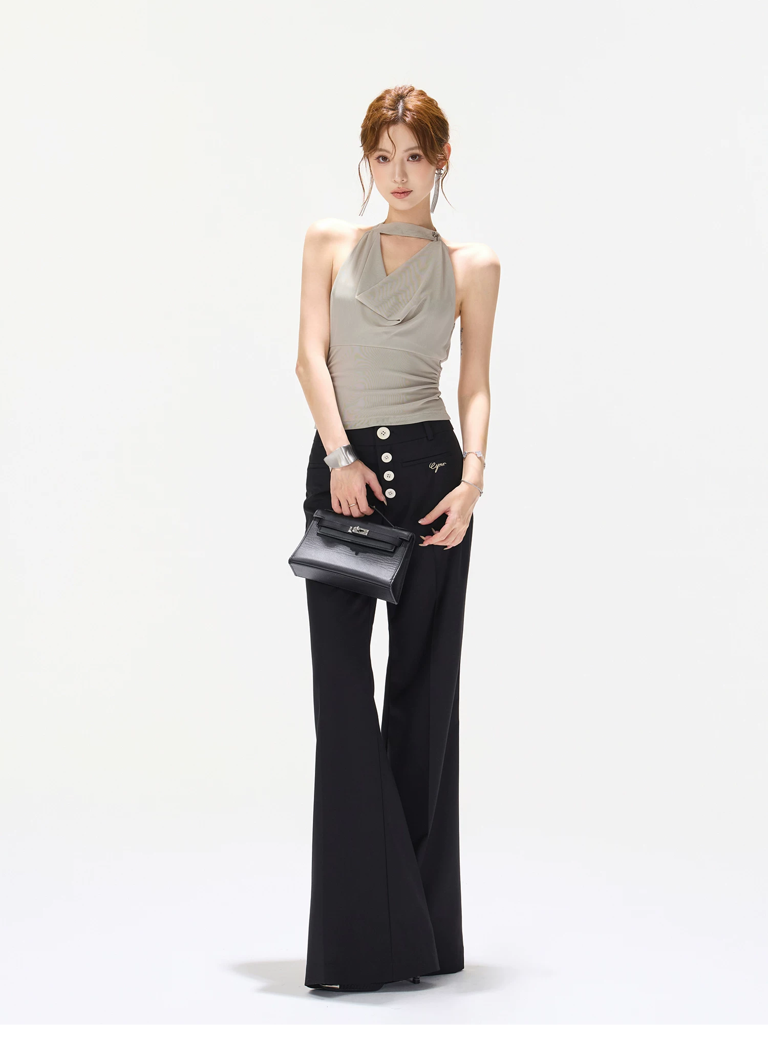 CYNR High Waist Bootcut Pants