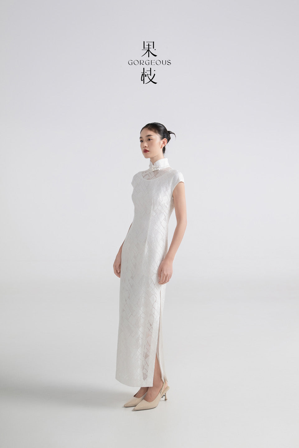 GORGEOUS Cap Sleeve Chi-pao
