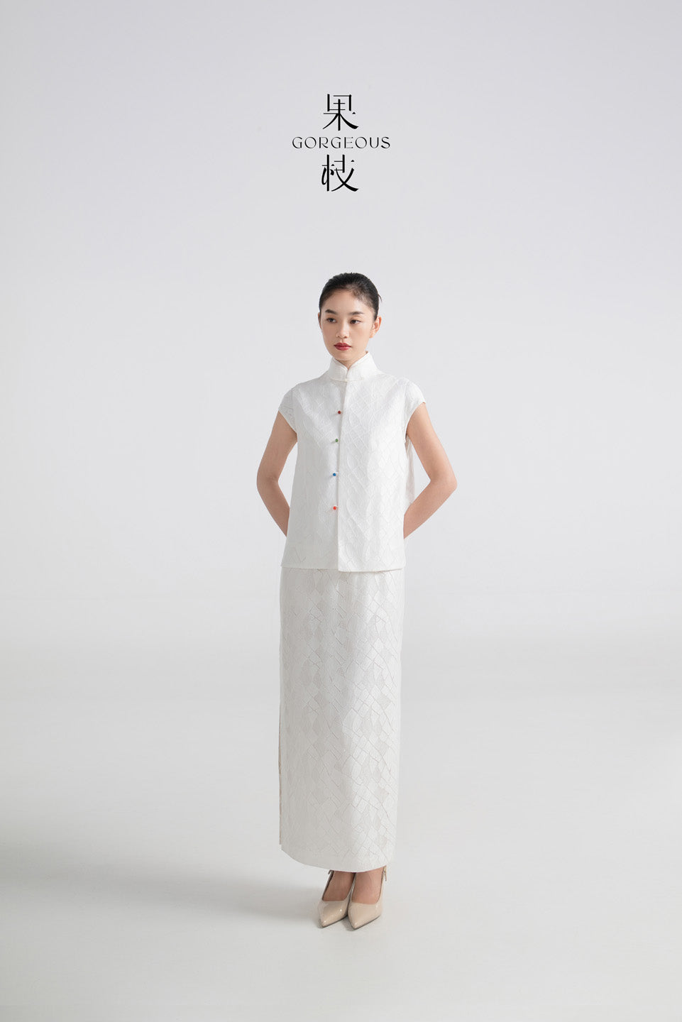 GORGEOUS Cap Sleeve Chi-pao