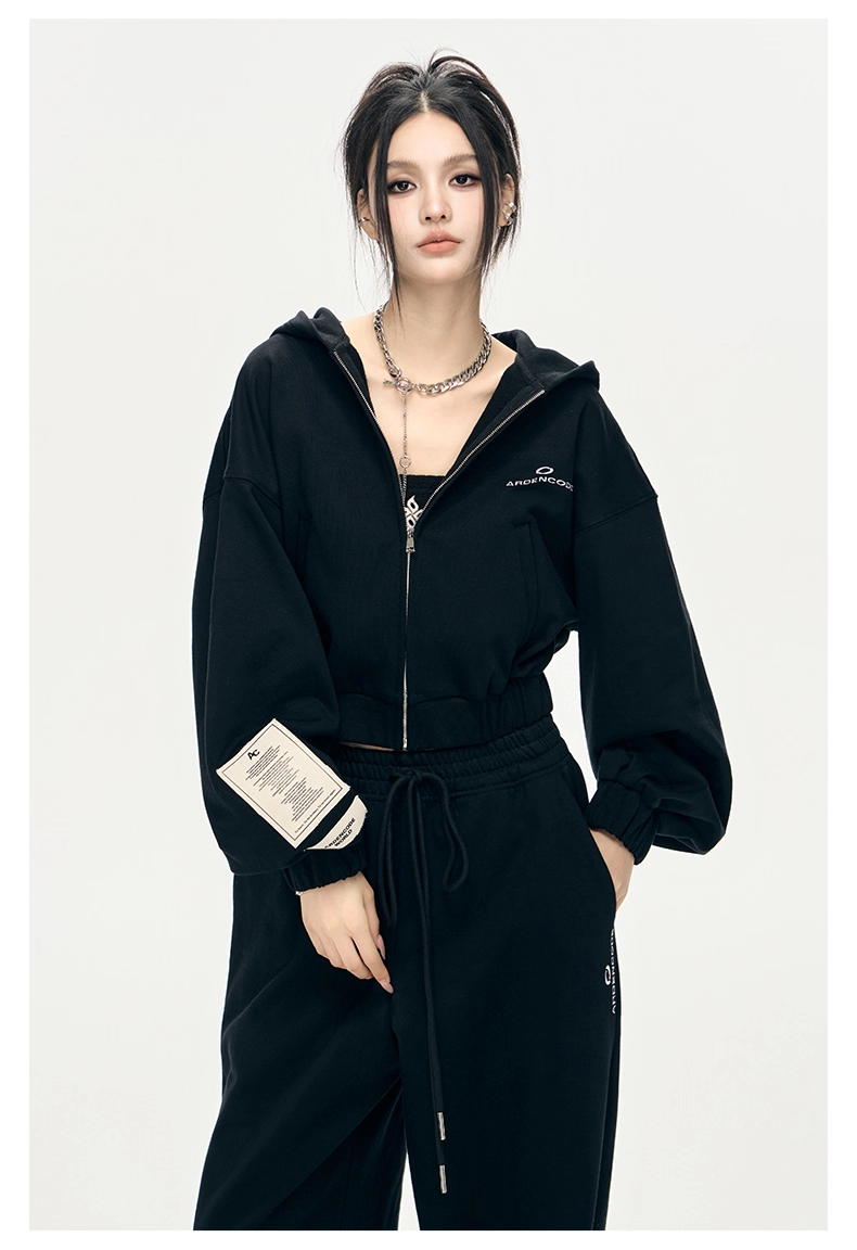 Arden Code Short Hoodie Set(SEPARATE)