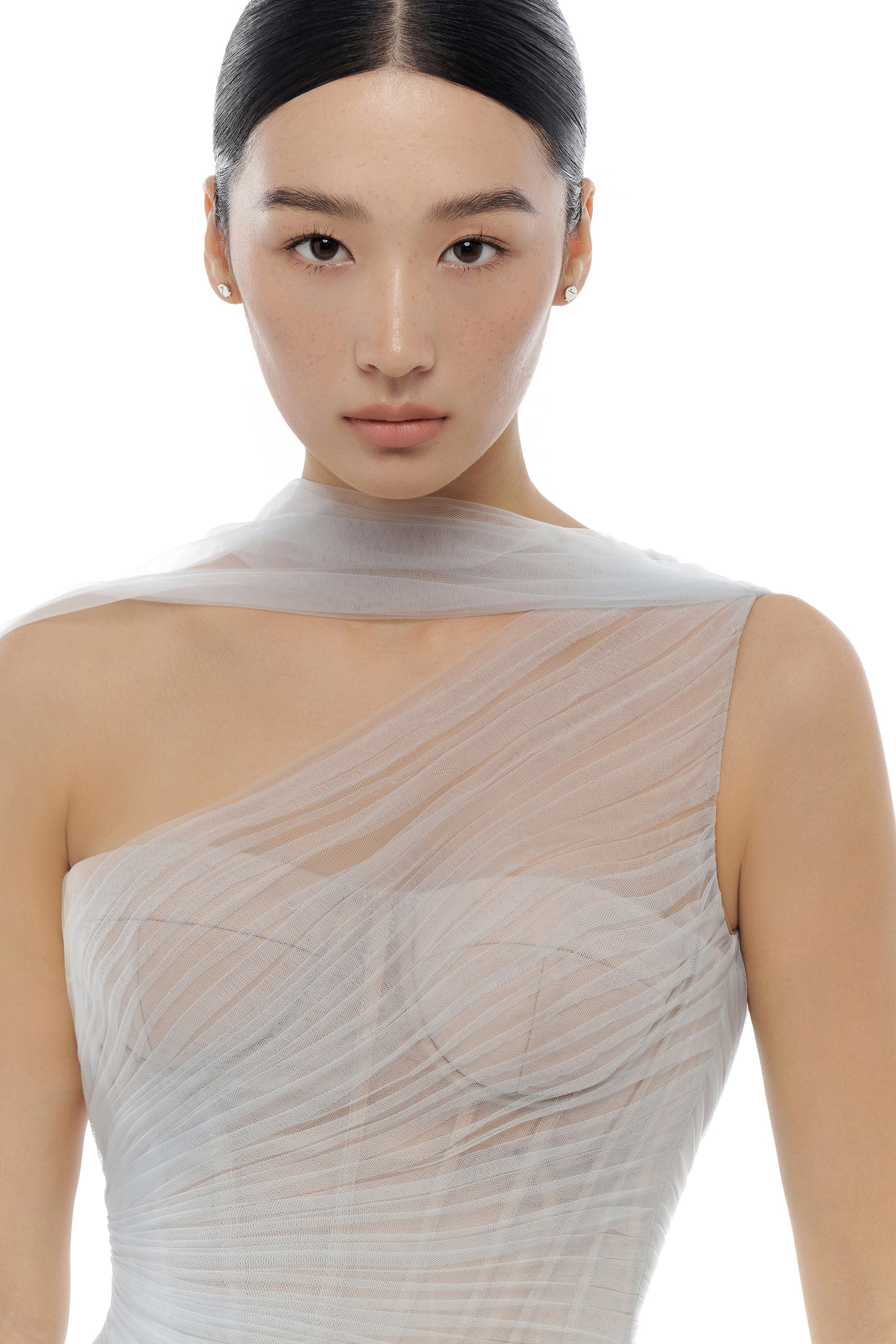 Montsand Draped Maxi Dress-Blue