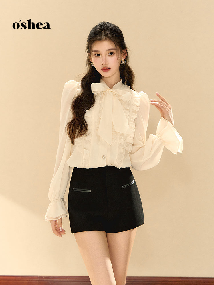 OShea Vintage ruffled shirt