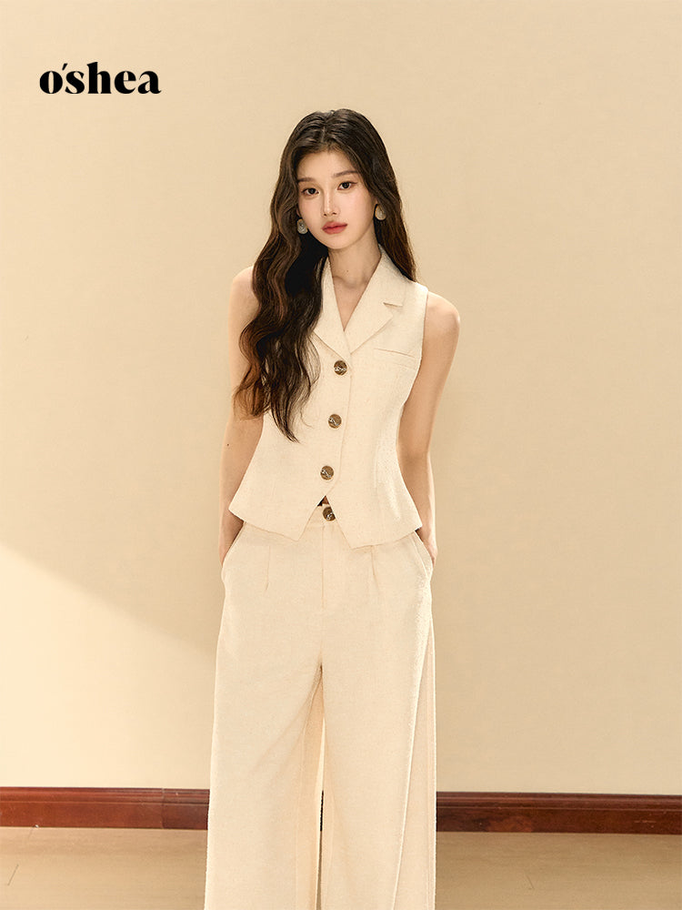 OShea Sleeveless vest + pants set (seperate)