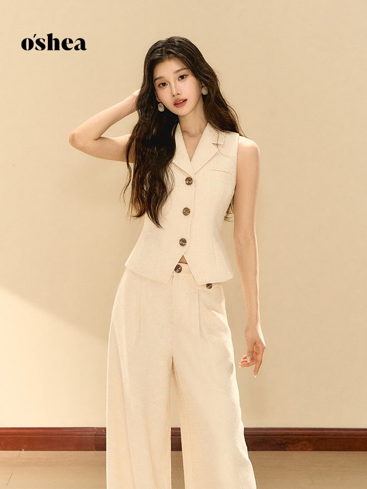 OShea Sleeveless vest + pants set (seperate)