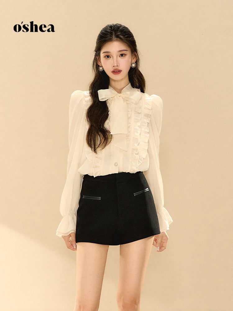 OShea High waisted spliced shorts