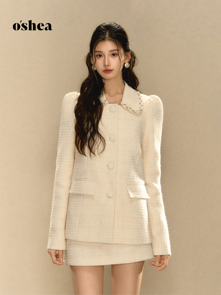 OShea Puff sleeve jacket + skirt set (seperate)