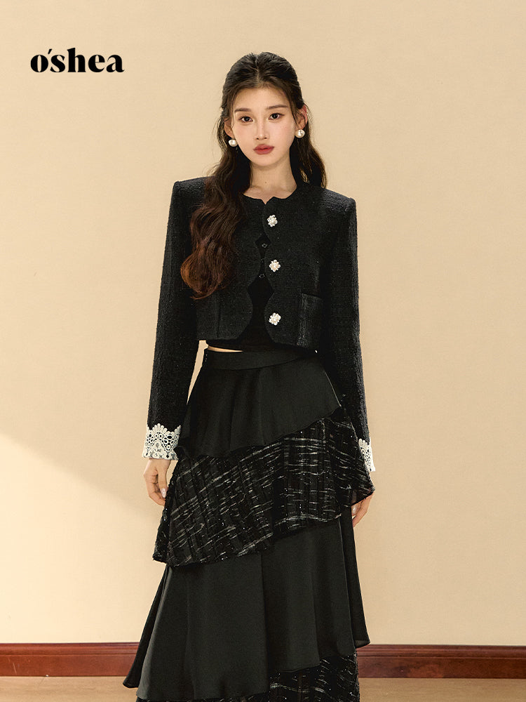 OShea Lace patchwork jacket