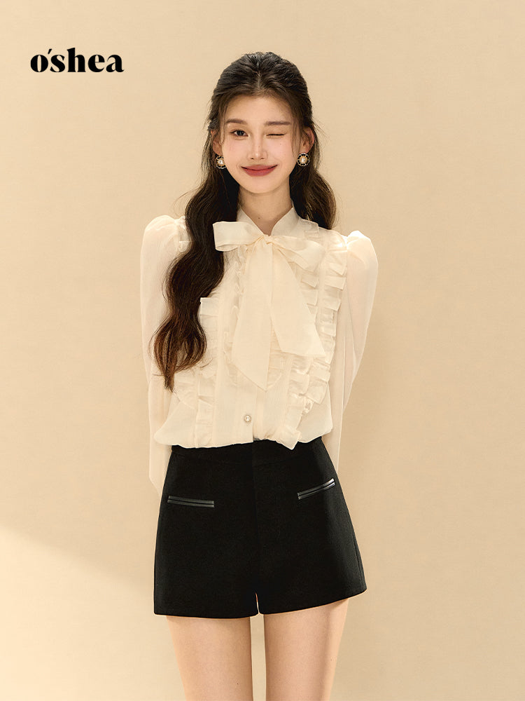 OShea Vintage ruffled shirt