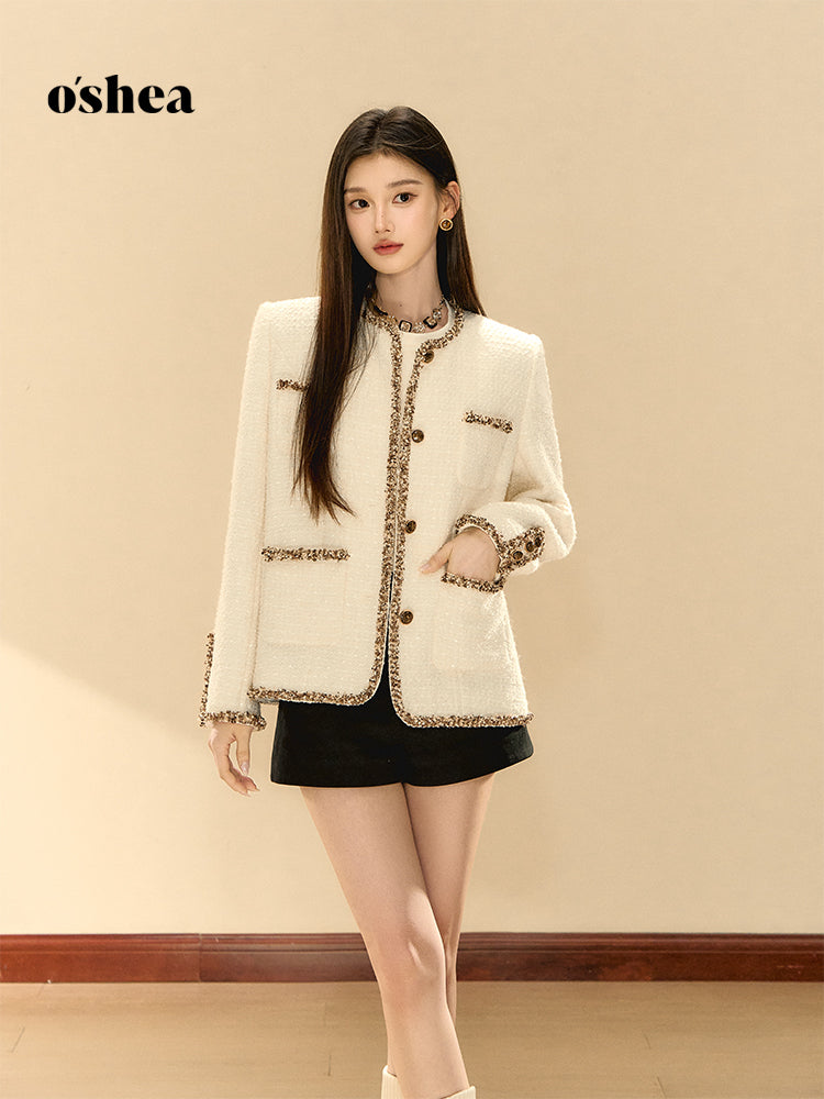 OShea Color blocking ribbon jacket