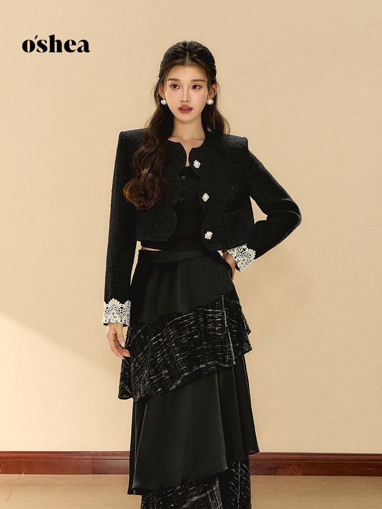 OShea Lace patchwork jacket