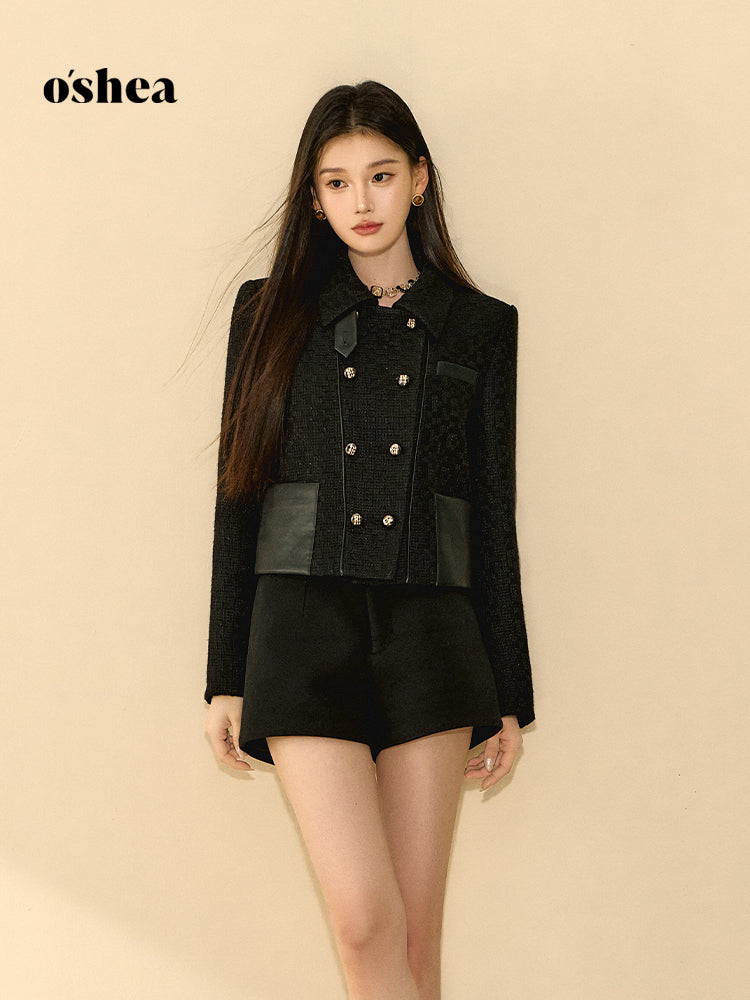 OShea High waisted spliced shorts