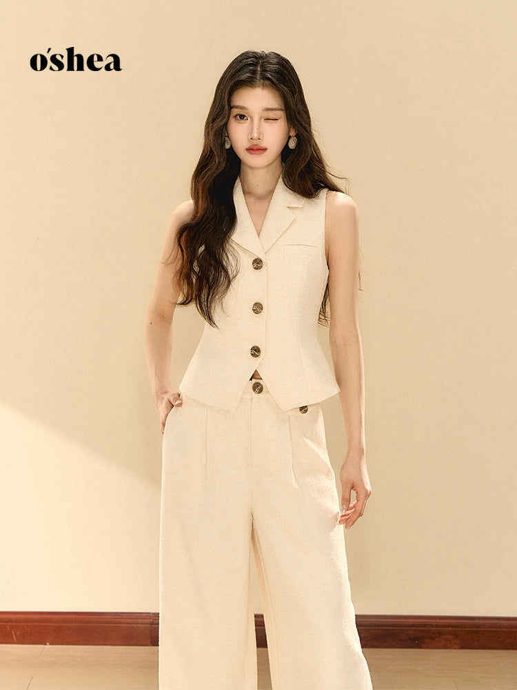 OShea Sleeveless vest + pants set (seperate)