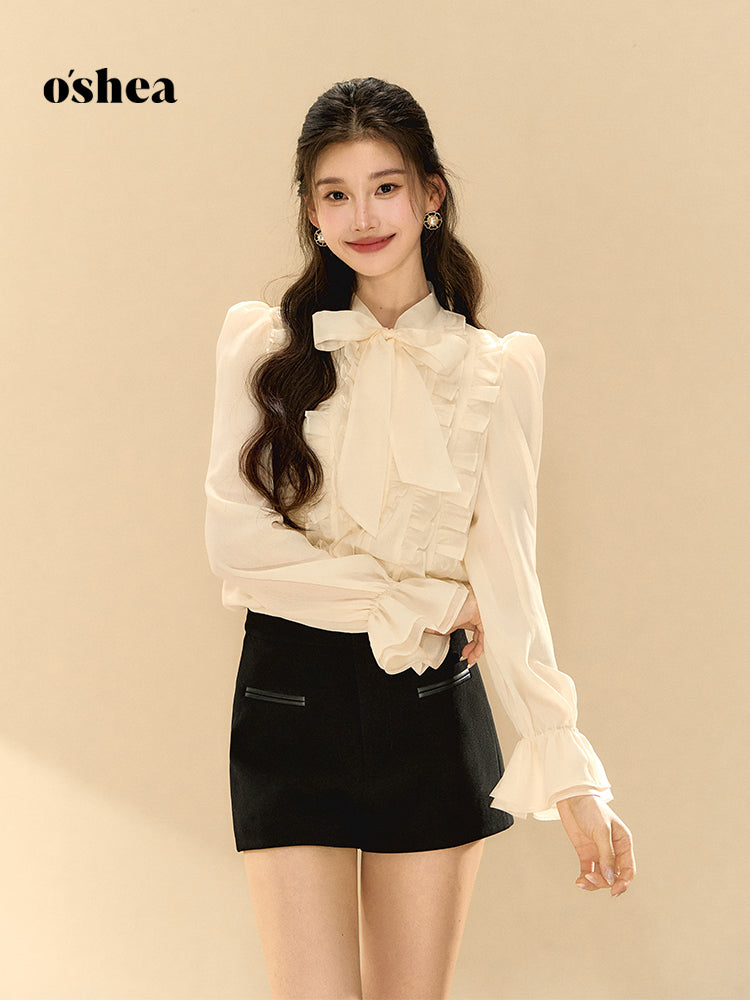 OShea Vintage ruffled shirt