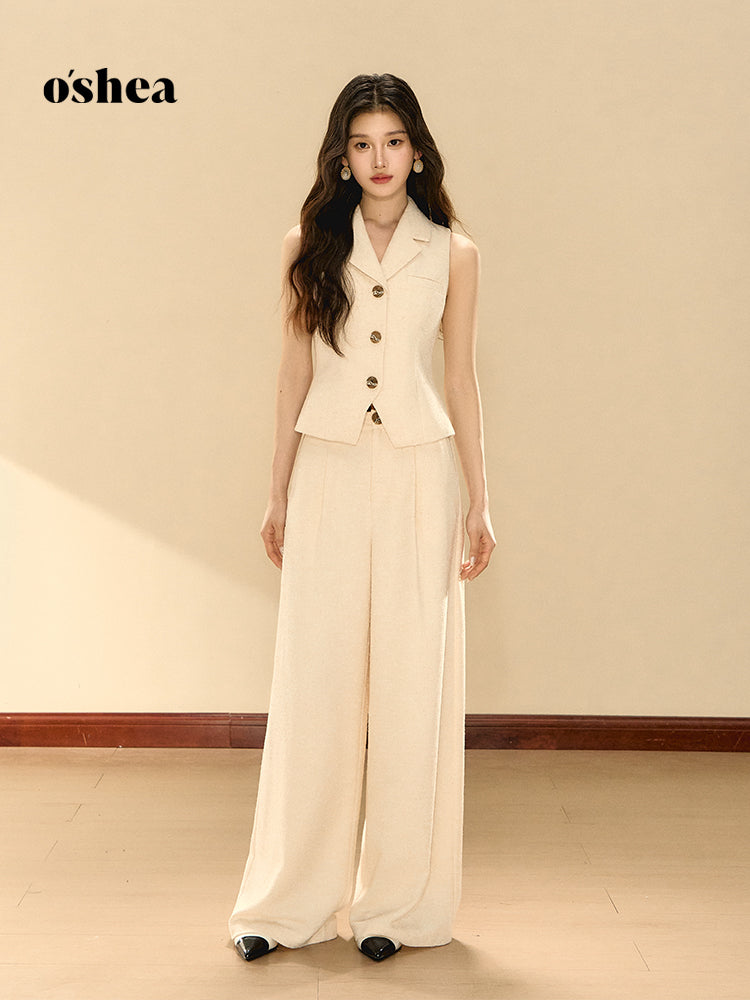 OShea Sleeveless vest + pants set (seperate)