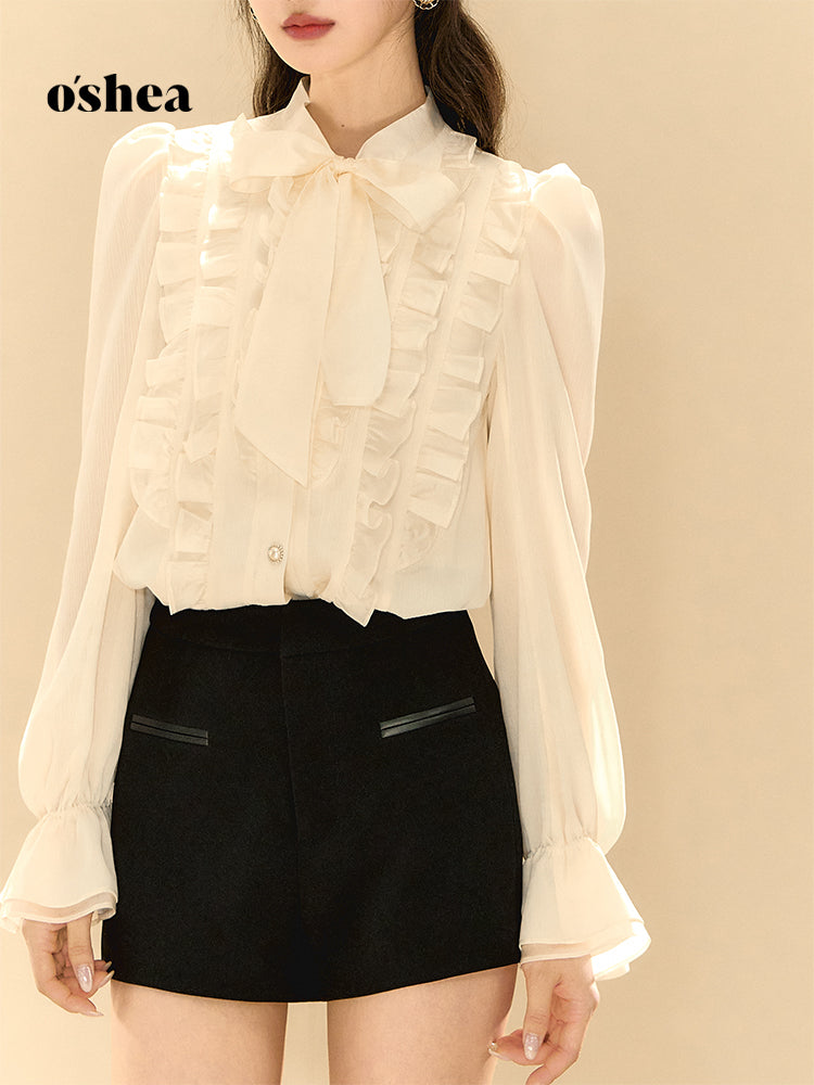 OShea High waisted spliced shorts