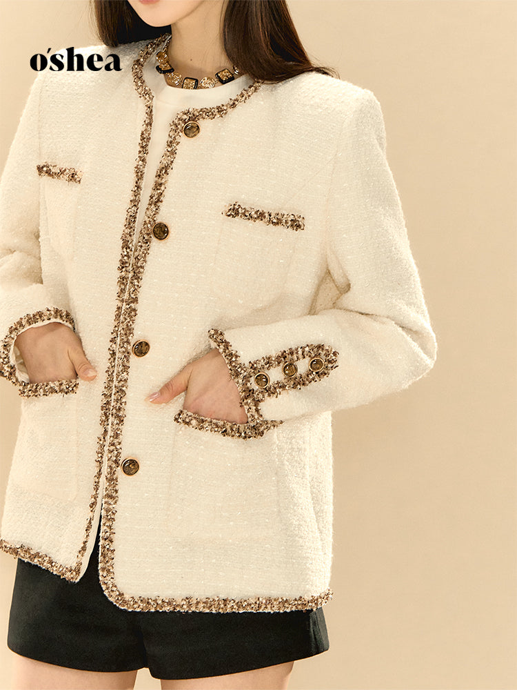 OShea Color blocking ribbon jacket