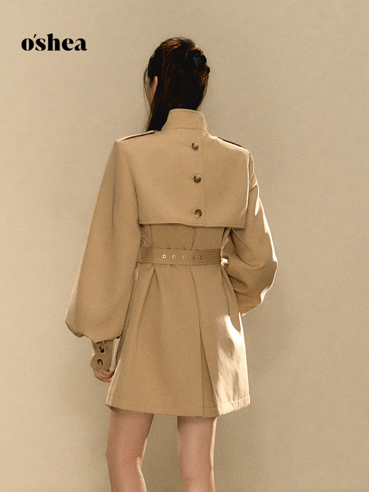 OShea Lantern sleeve short coat