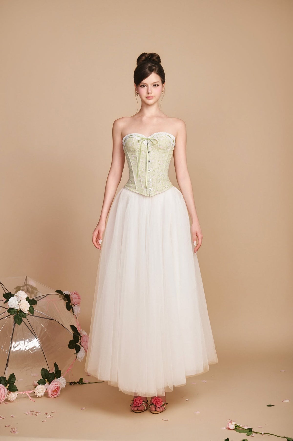 Sissy À LA ROSE SET- Avocado