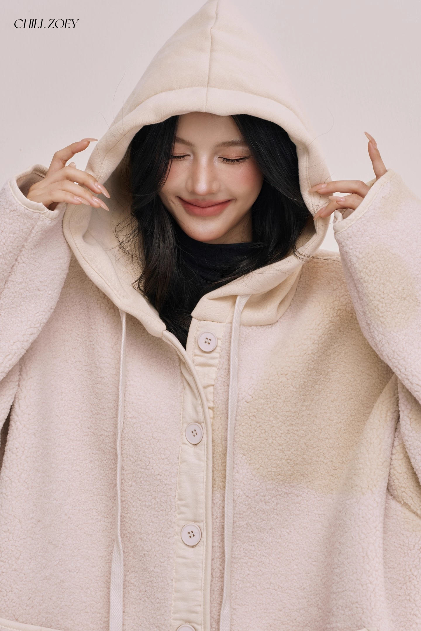 Chill Zoey M690323 Hoodie Coat