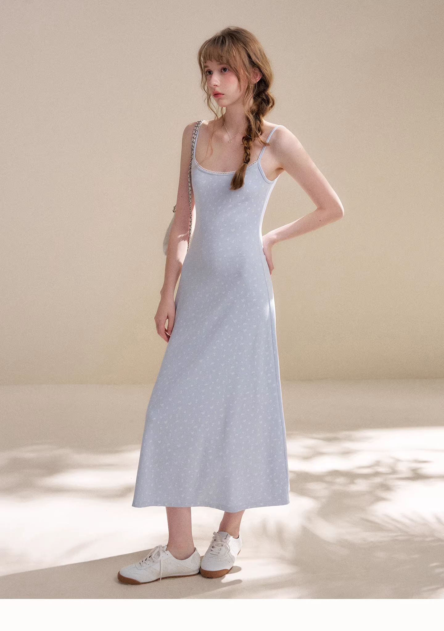 Kroche KZY2069&KZY2070 Lace patchwork knit sweater + dress