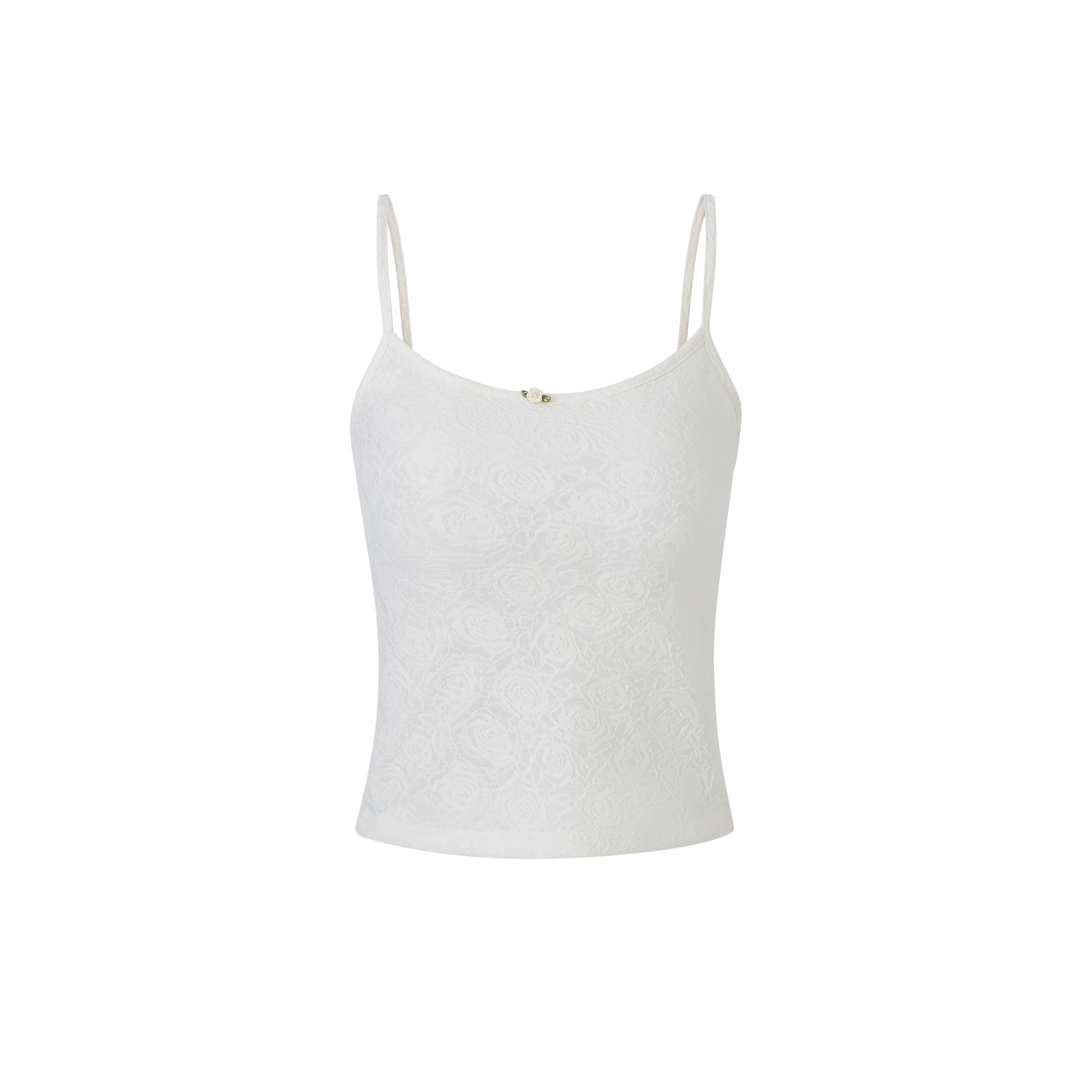Lafreedom LAC350120 Rose hollow cardigan + camisole set (2color)
