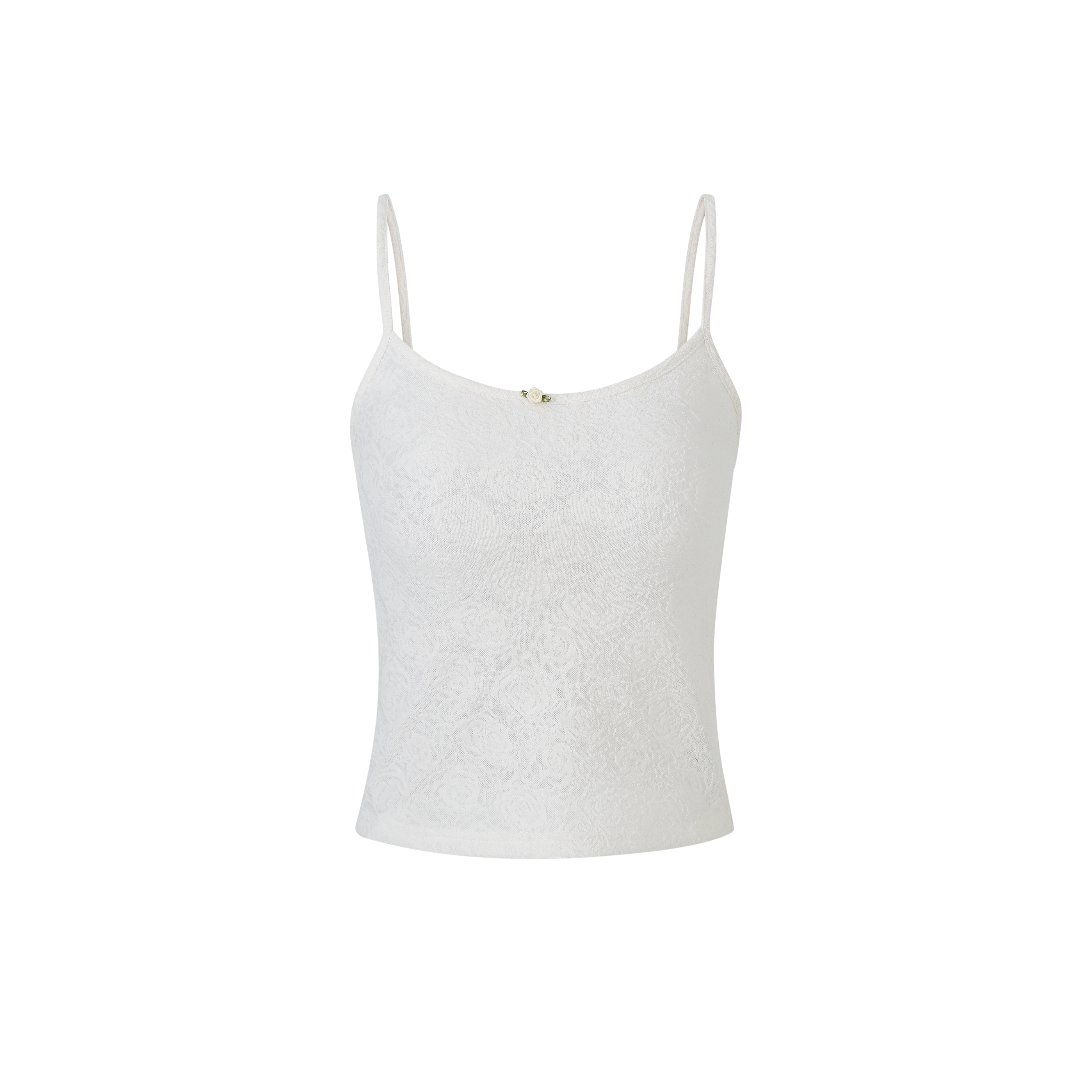 Lafreedom LAC350120 Rose hollow cardigan + camisole set (2color)