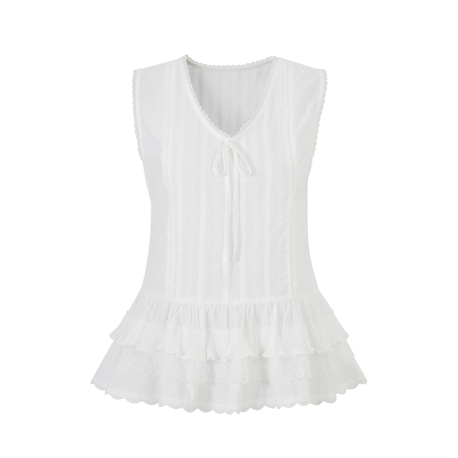 Lafreedom LAF350405 Lace sleeveless vest top