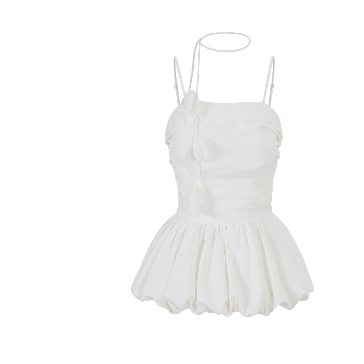 Lafreedom LAF350412 Camisole flower bud top (2color)