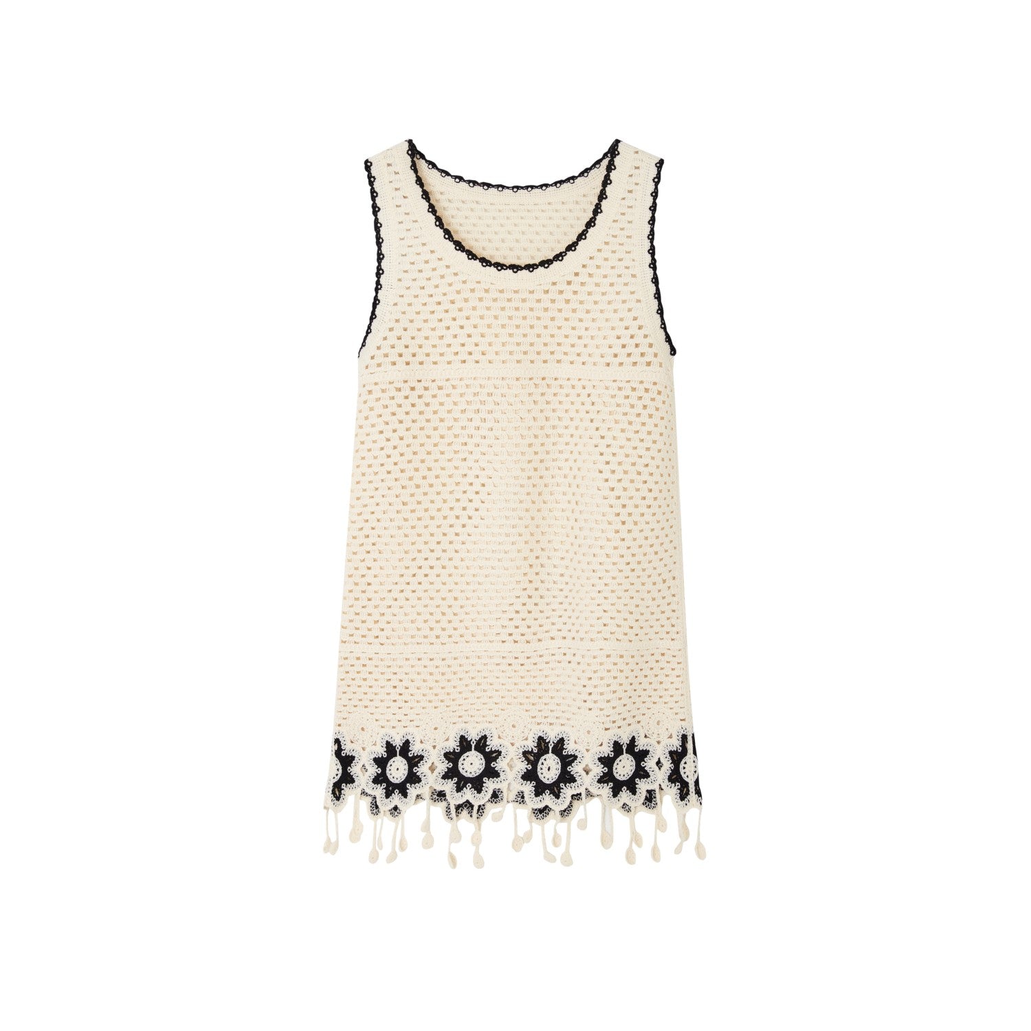 SOMESOWE S2508148 Crochet vest top