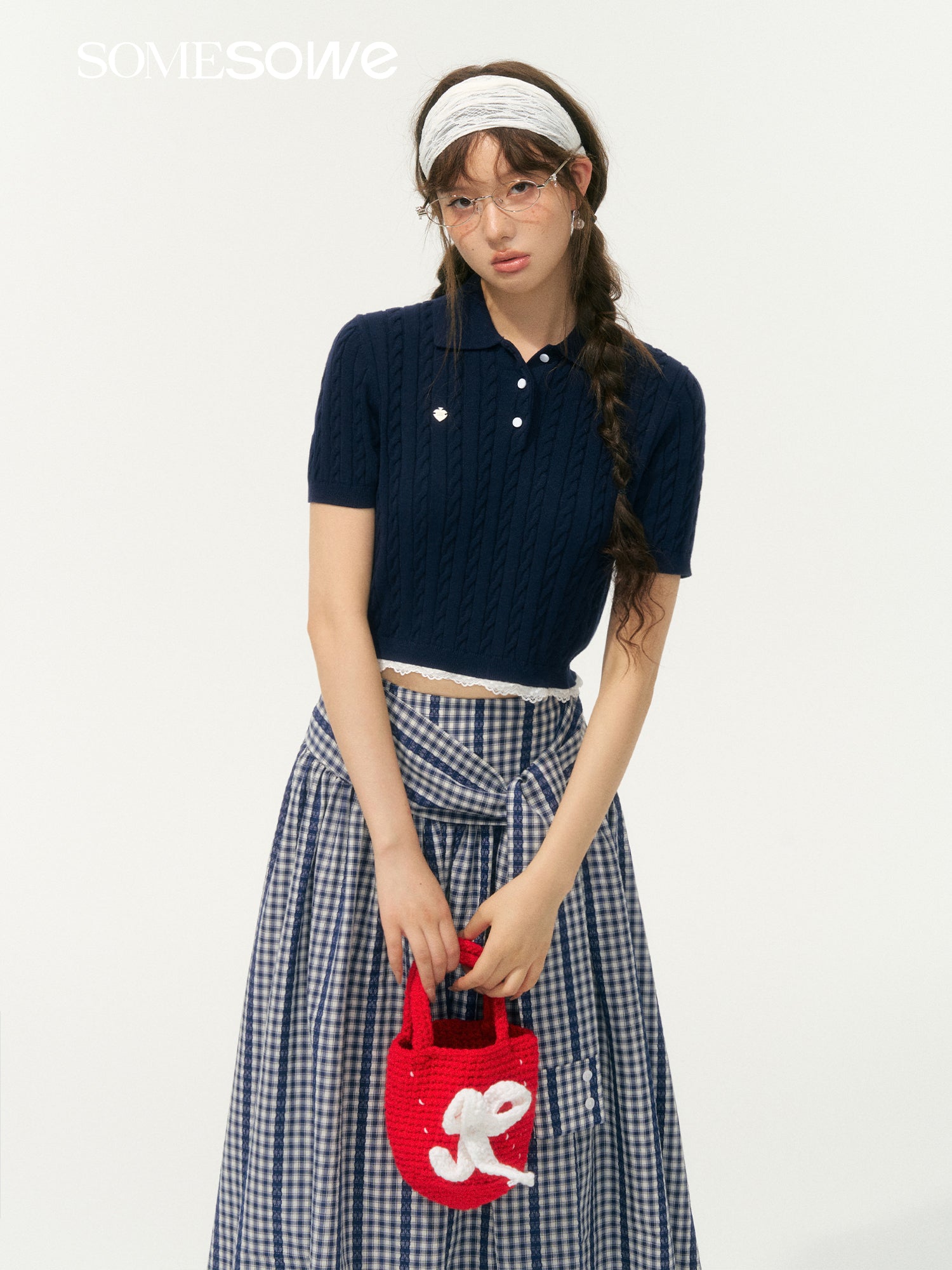SOMESOWE S2508057 Vacation style patterned long skirt