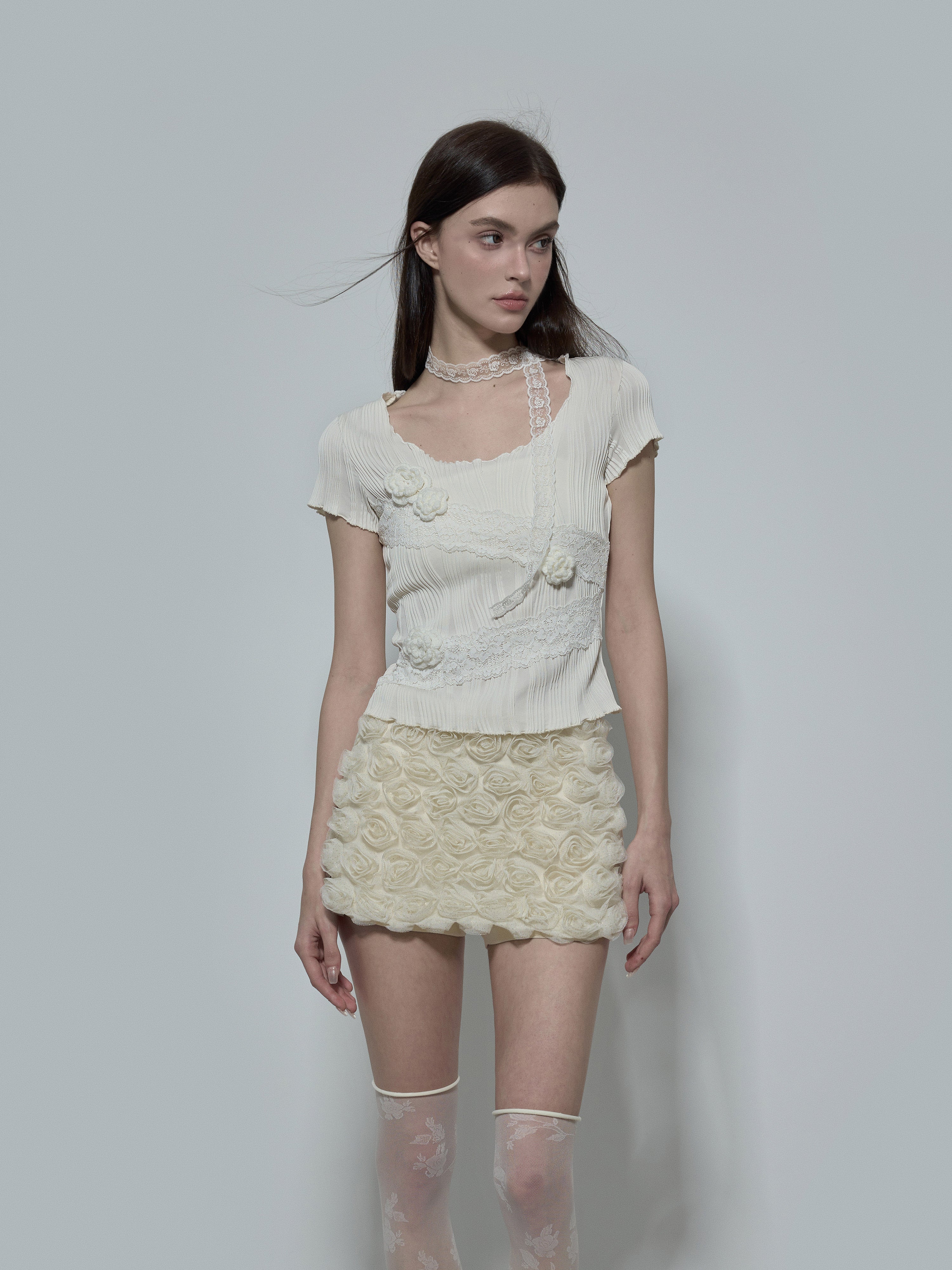 NOMEANSNO Sale Rose Skirt