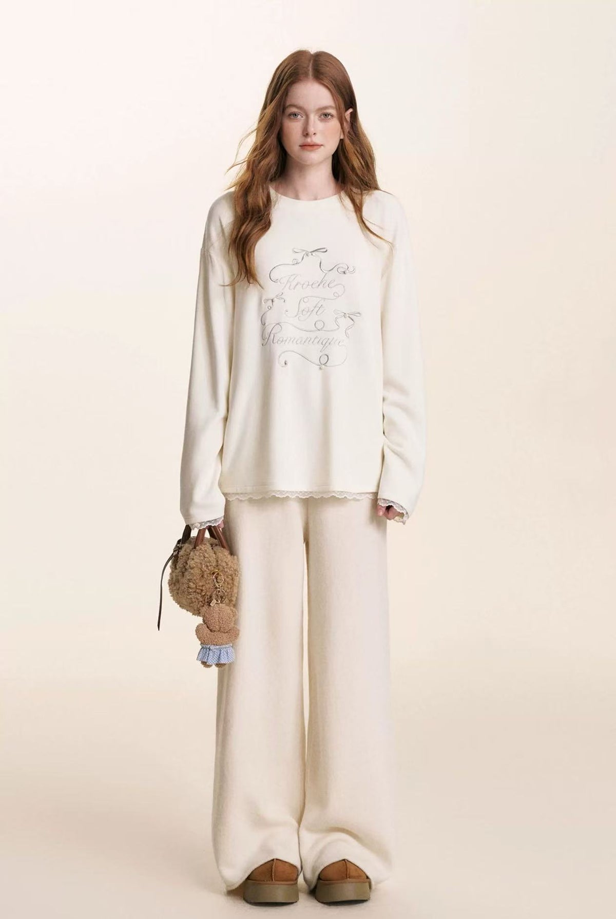Kroche Lace long sleeved T-shirt