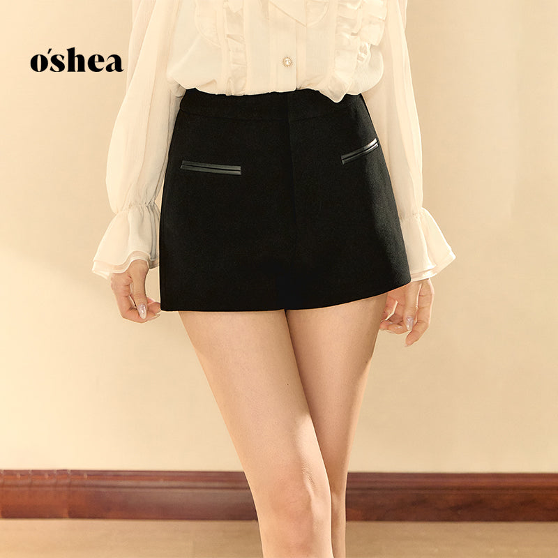 OShea High waisted spliced shorts
