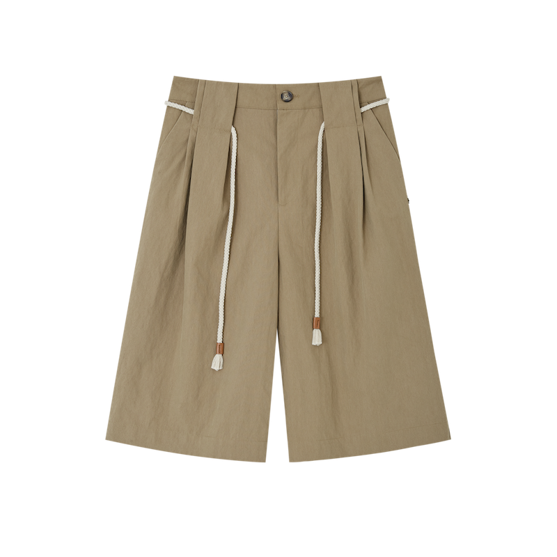 SOMESOWE S2508168 Ruffled casual shorts