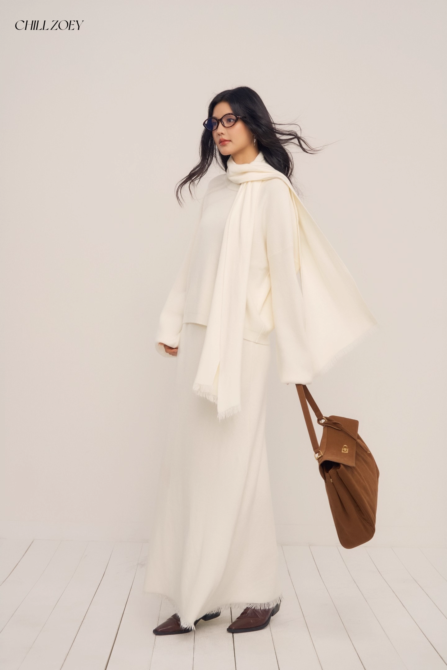 Chill Zoey M690269 Cloud Knit Winter Set(2color)