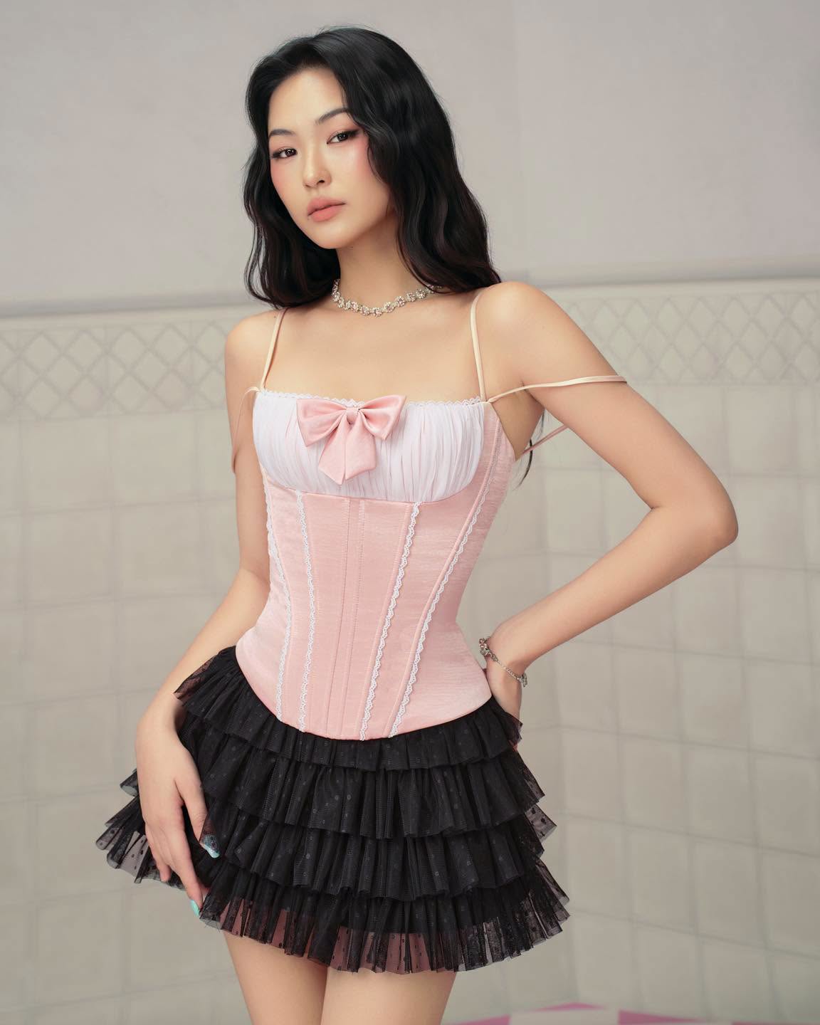 LANE Cì Lola Set-Pink