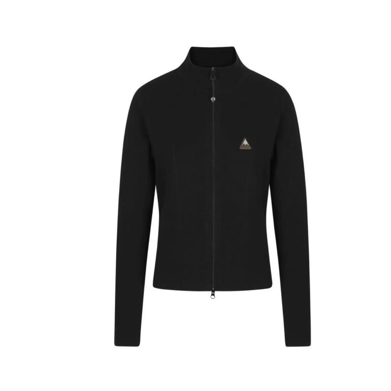EDGII ED50AW12010 Double zipper knitted cardigan