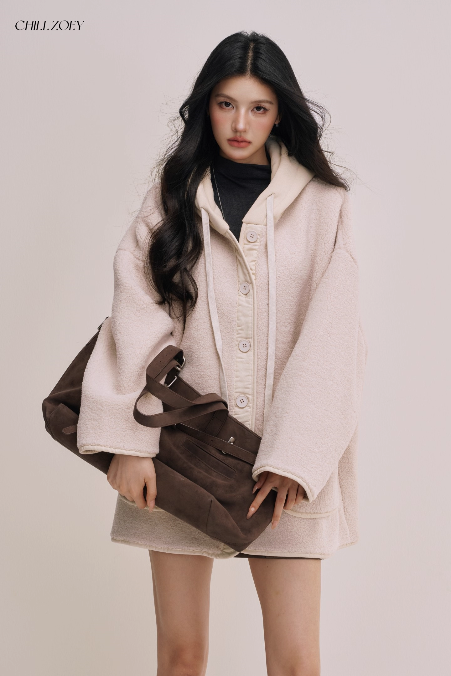 Chill Zoey M690323 Hoodie Coat