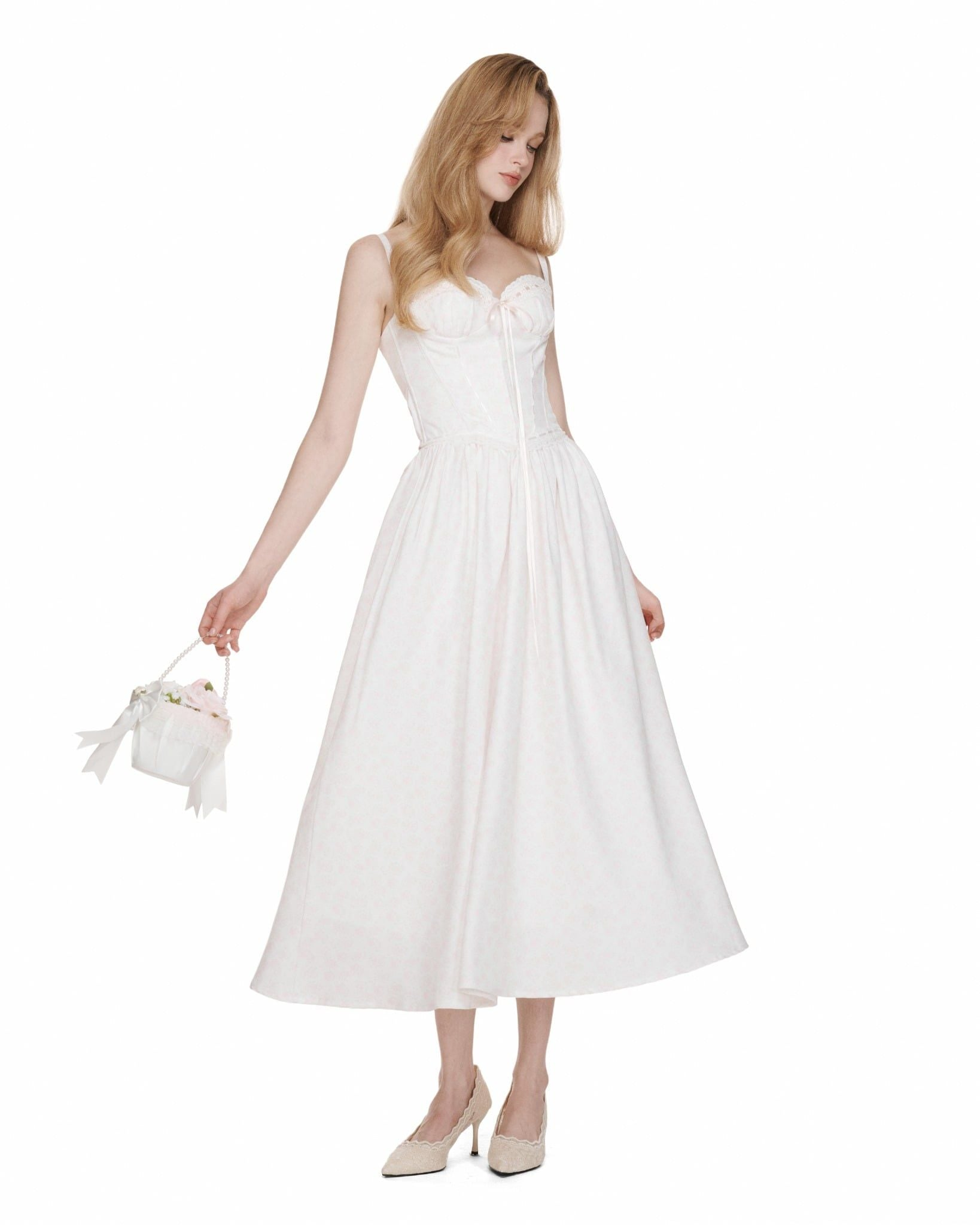 Ouah Rosette Powder Doll dress