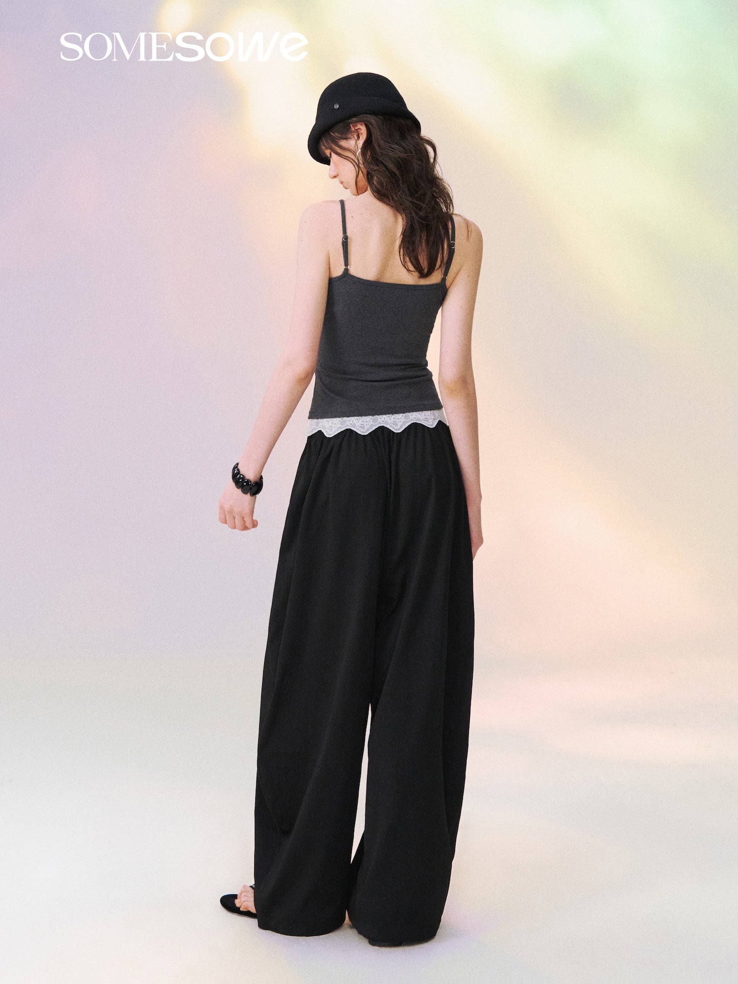 SOMESOWE S2609113 Loose Lantern Pants