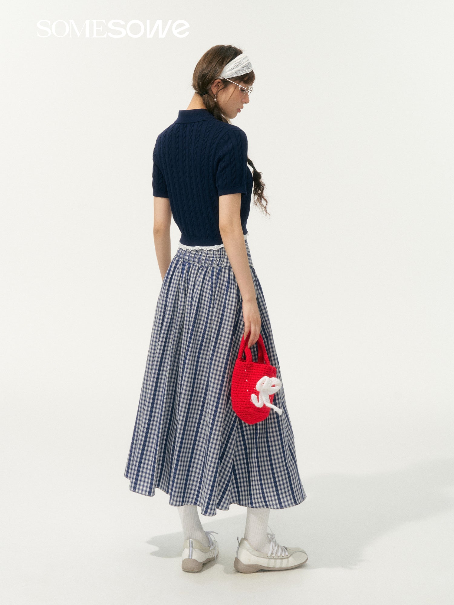 SOMESOWE S2508057 Vacation style patterned long skirt
