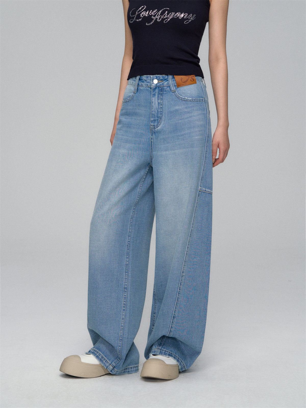 AsGony ASG25127 Removable accessory jeans