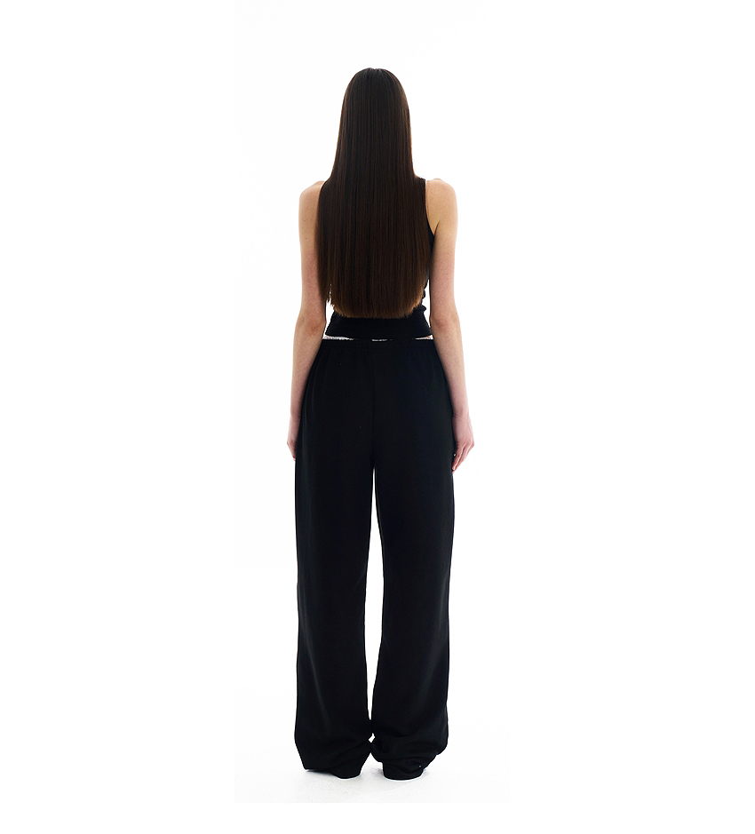 Guse Lace Elastic-Waist Training Pants(2color)