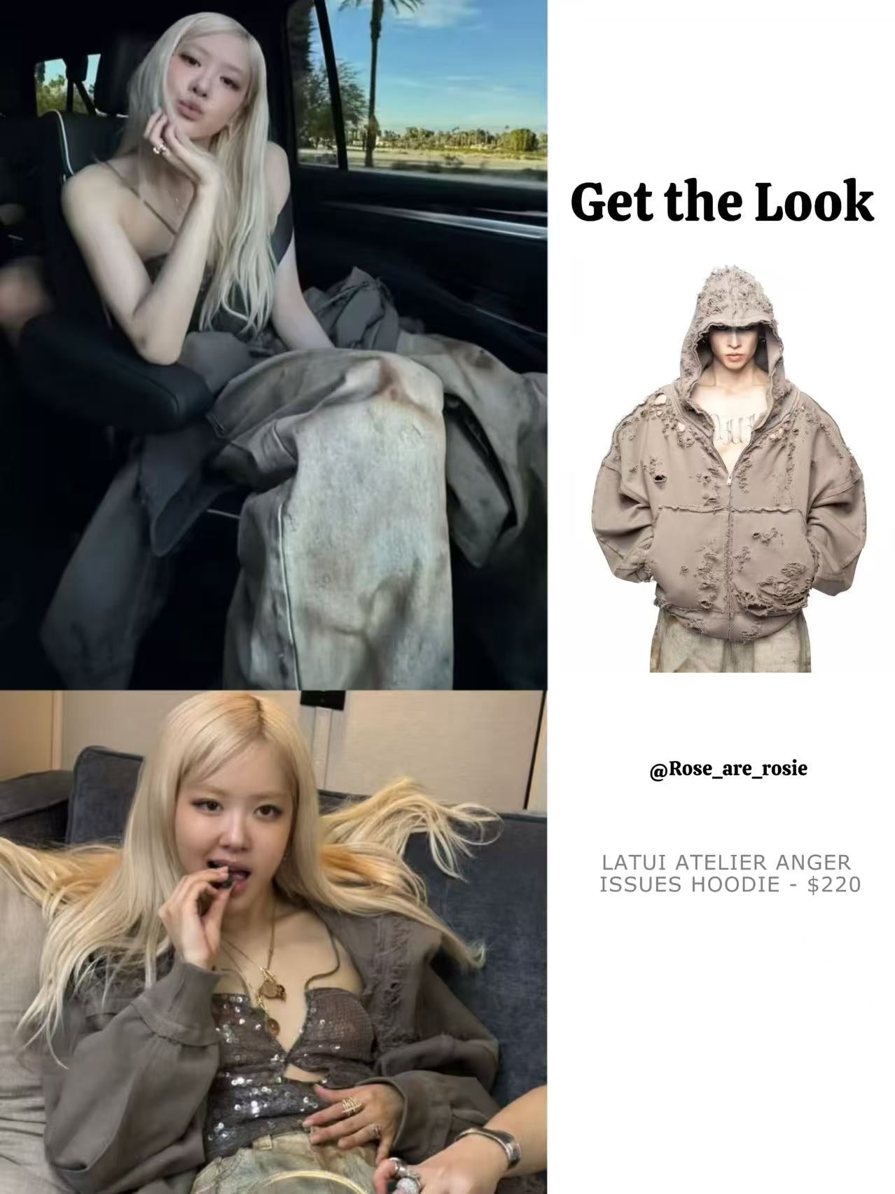 LATUI ATELIER ANGER ISSUES HOODIE