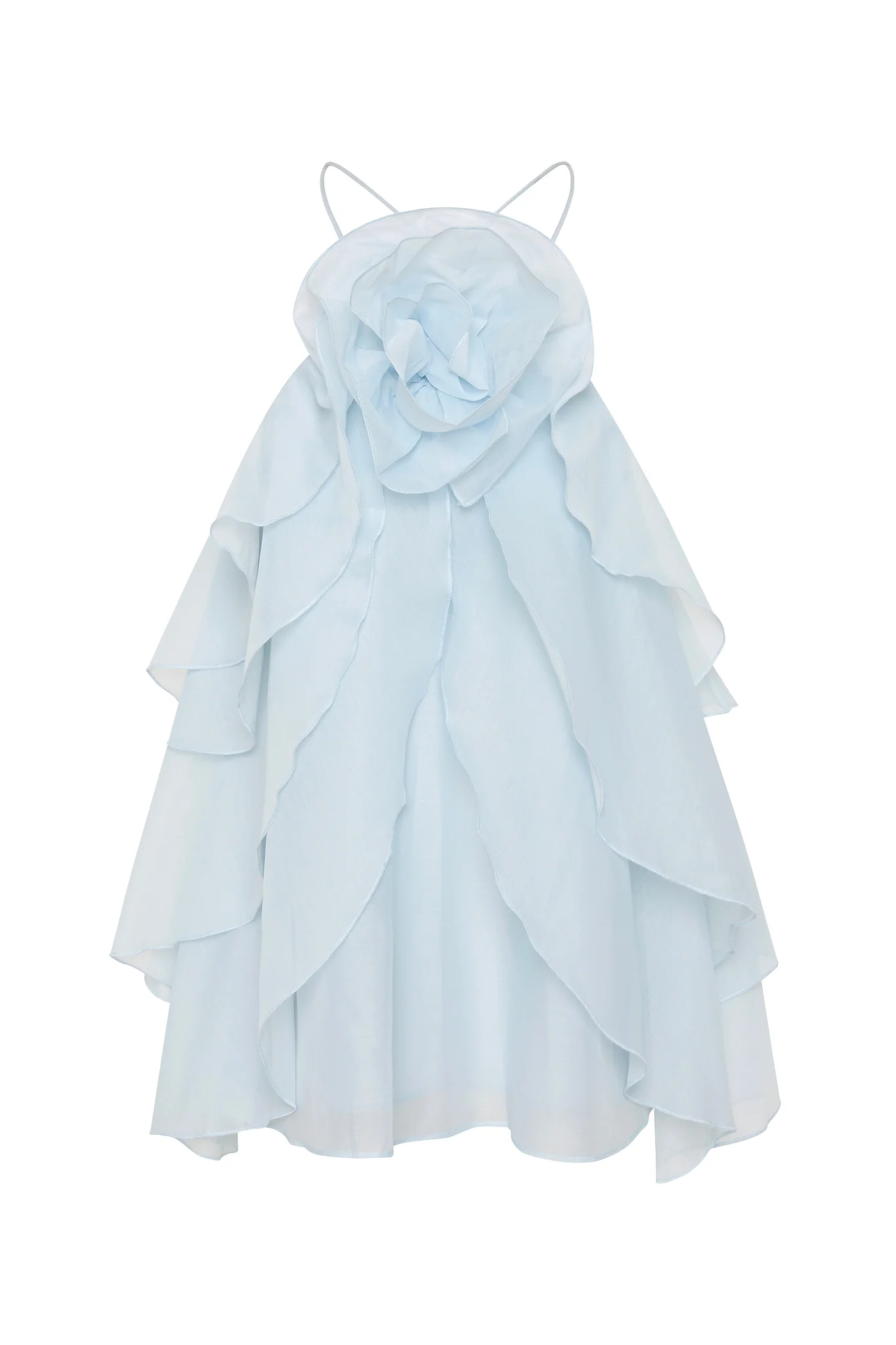 Aje Pandorea Layered Top (Silver blue)