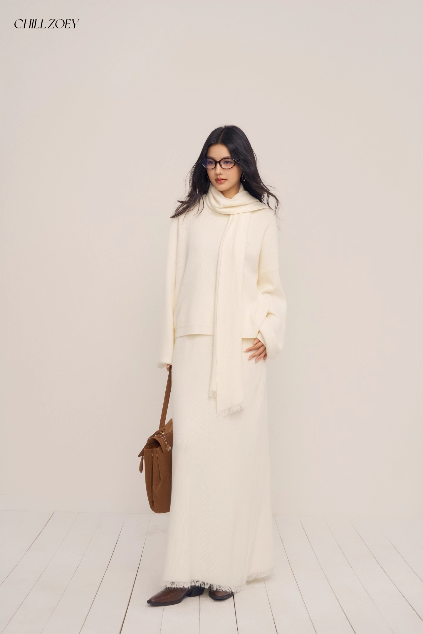 Chill Zoey M690269 Cloud Knit Winter Set(2color)