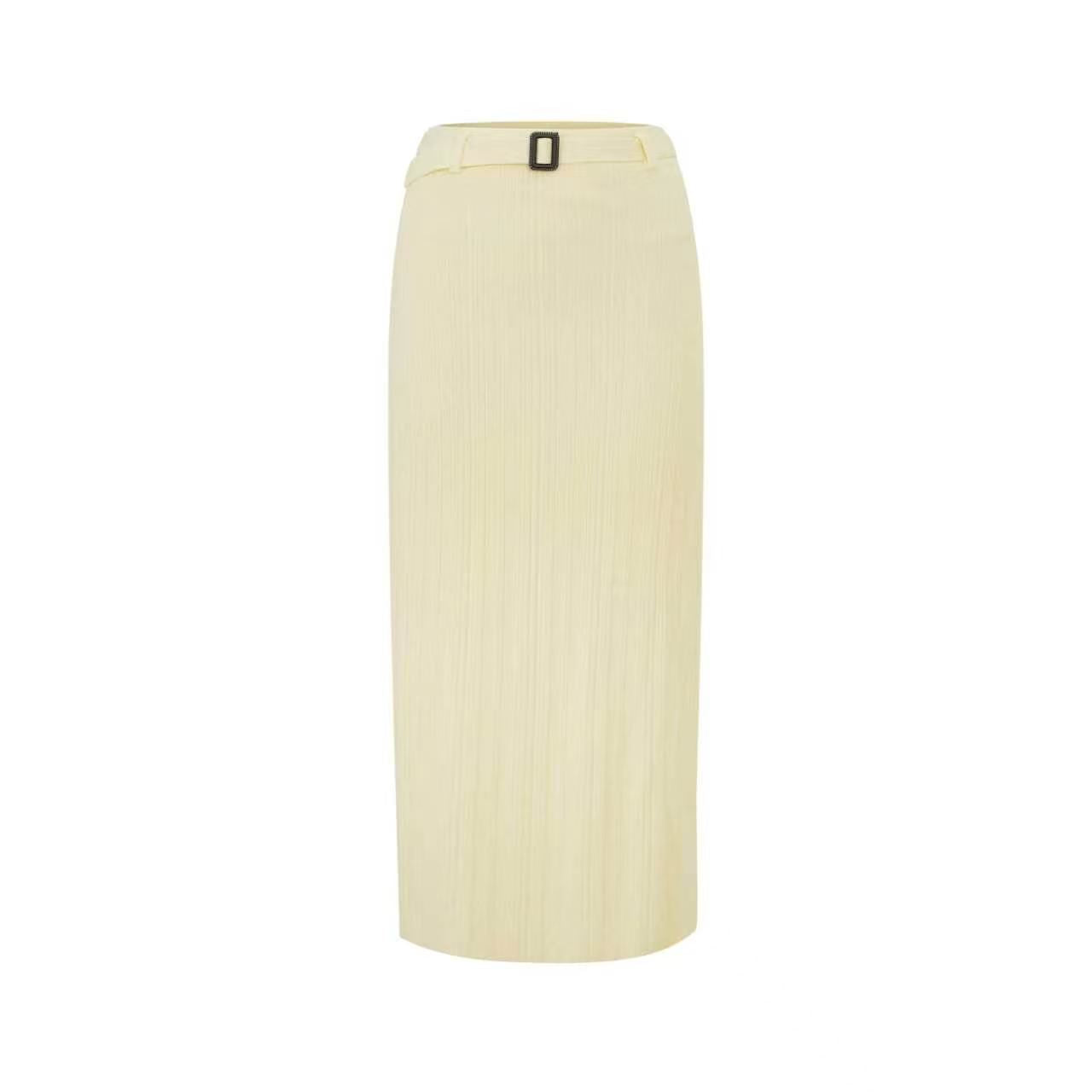 Lafreedom LAF360410&LAF360411&LAF360412 Knitted elastic sunscreen cardigan top + tube top + skirt