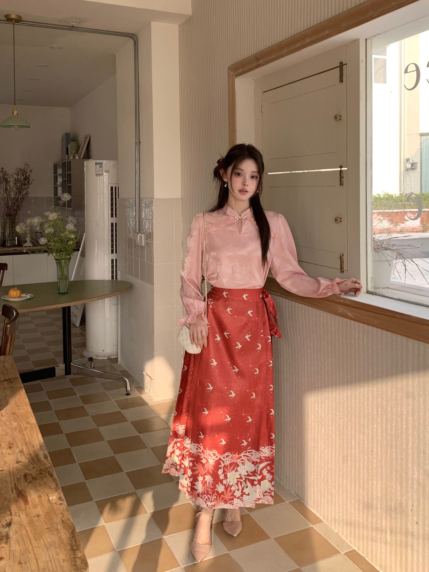 Aimme Sparrow "Neo Chinese" Peach Set